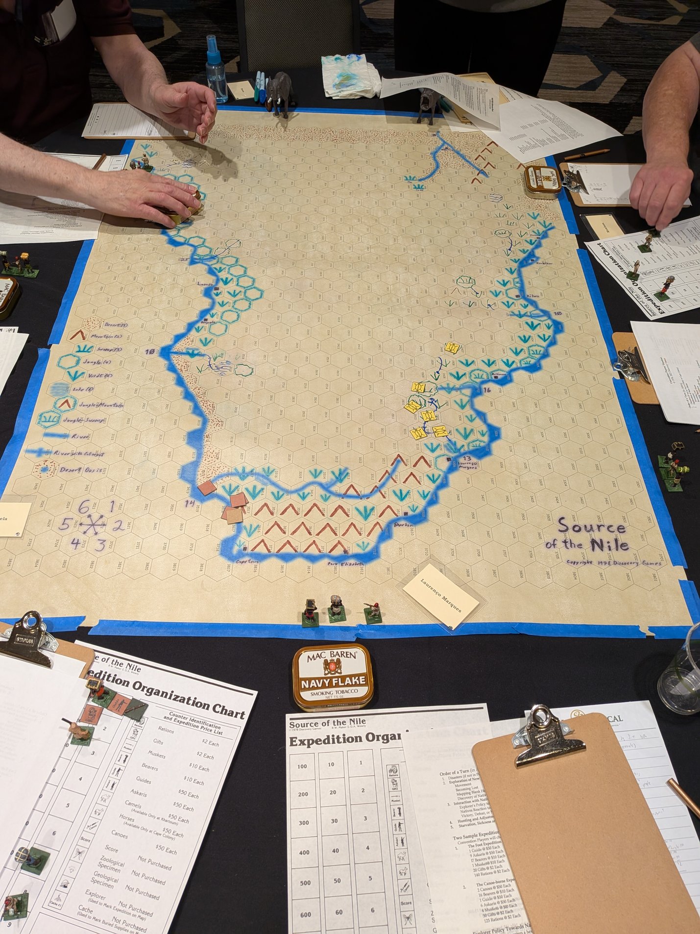 Source of the Nile, played at Arnecon 3 in 2025